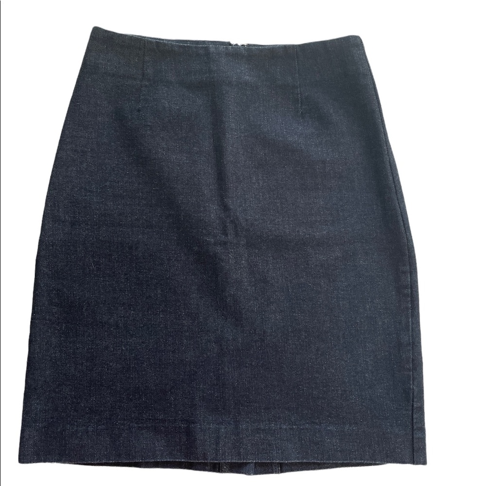Tommy Hilfiger dark denim stretch pencil skirt